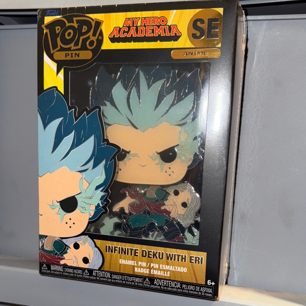 Funko Pop! Anime Pin My Hero Academia Infinite Deku with Eri Glow SE SEALED NEW